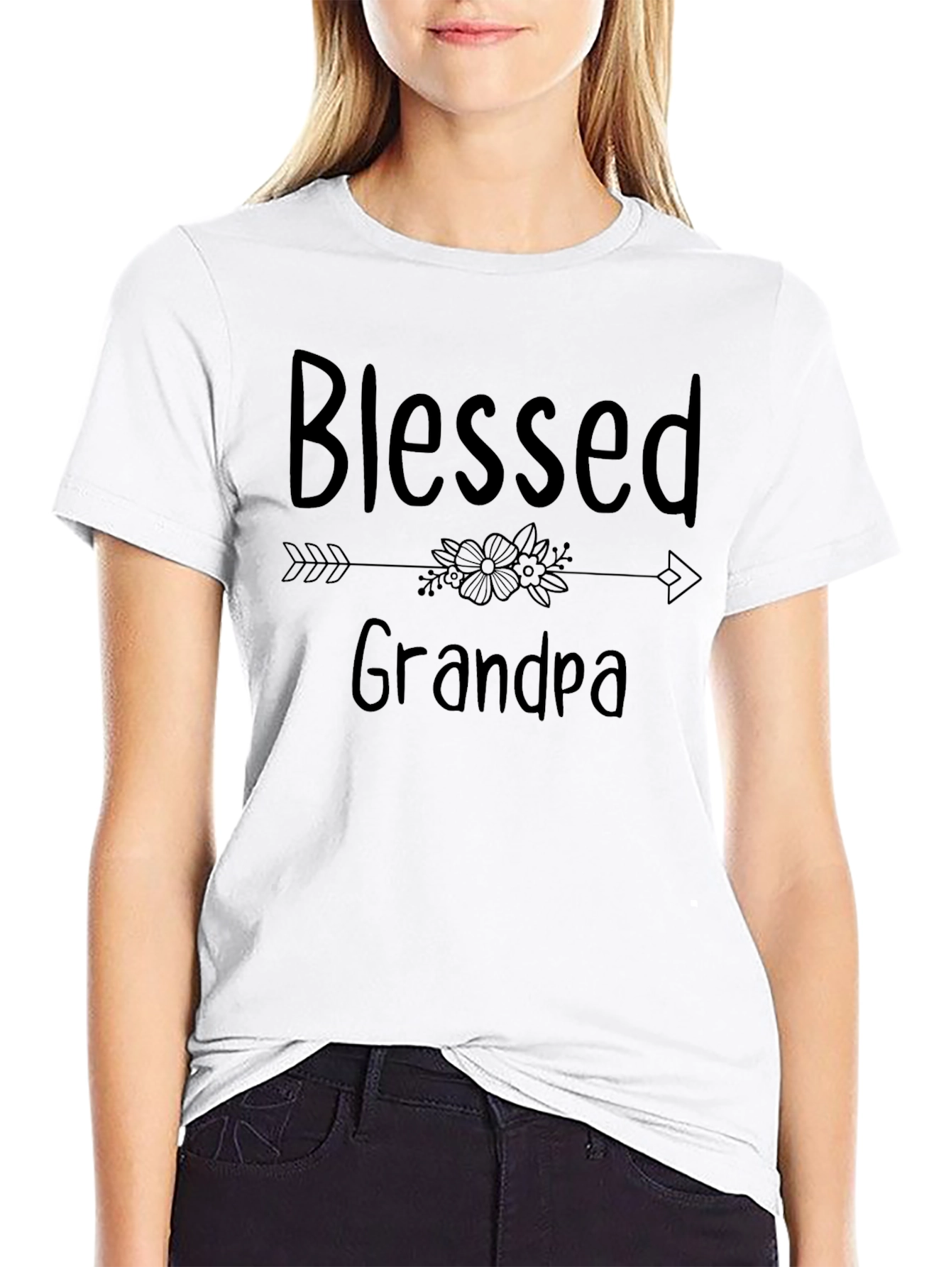 Blessed Grandpa T-Shirt - Black Tee