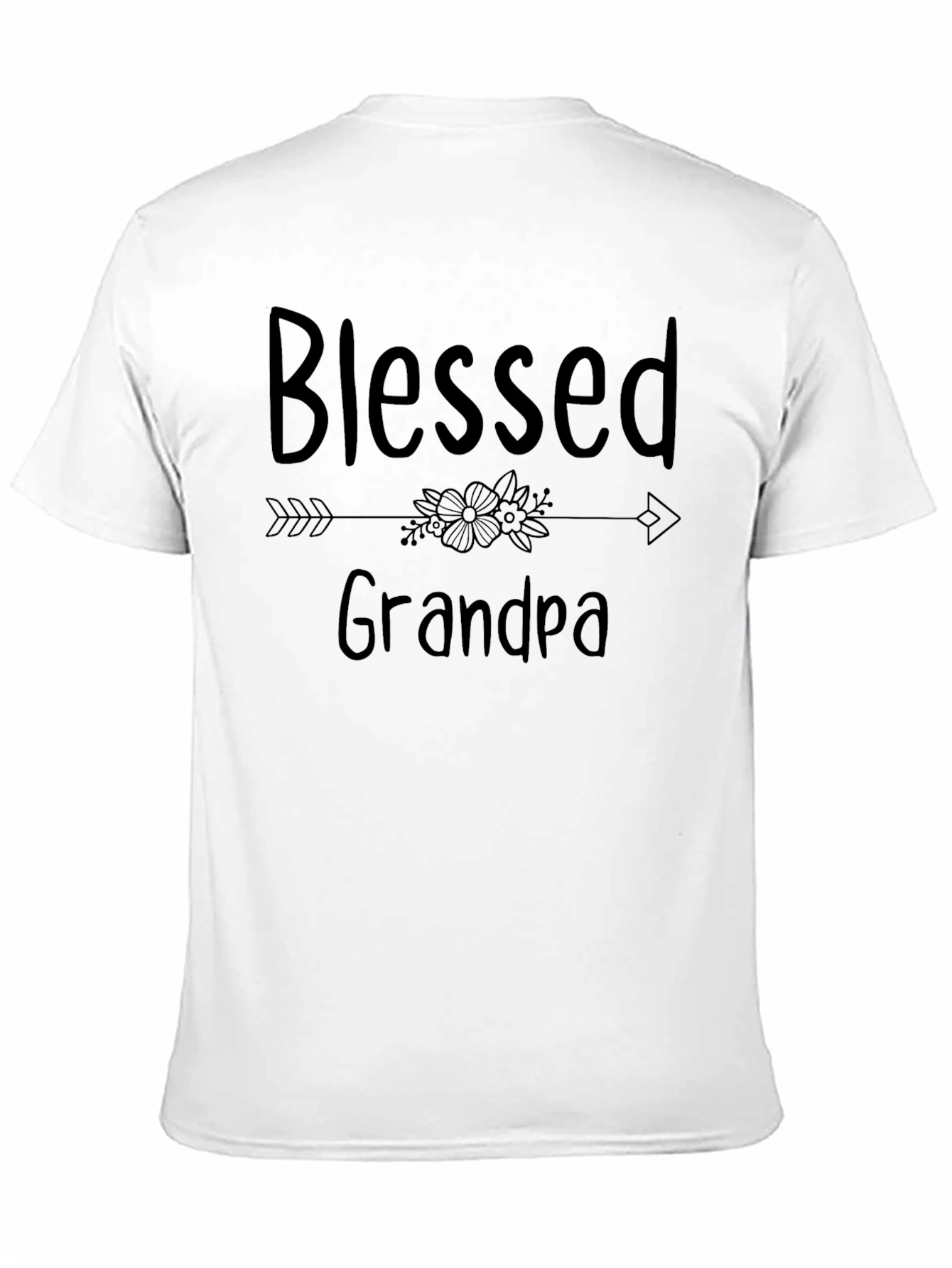 Blessed Grandpa T-Shirt - Black Tee