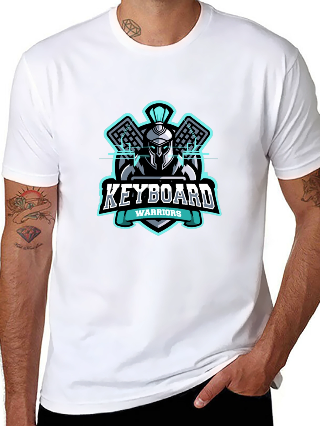 Keyboard Warriors Black T-Shirt