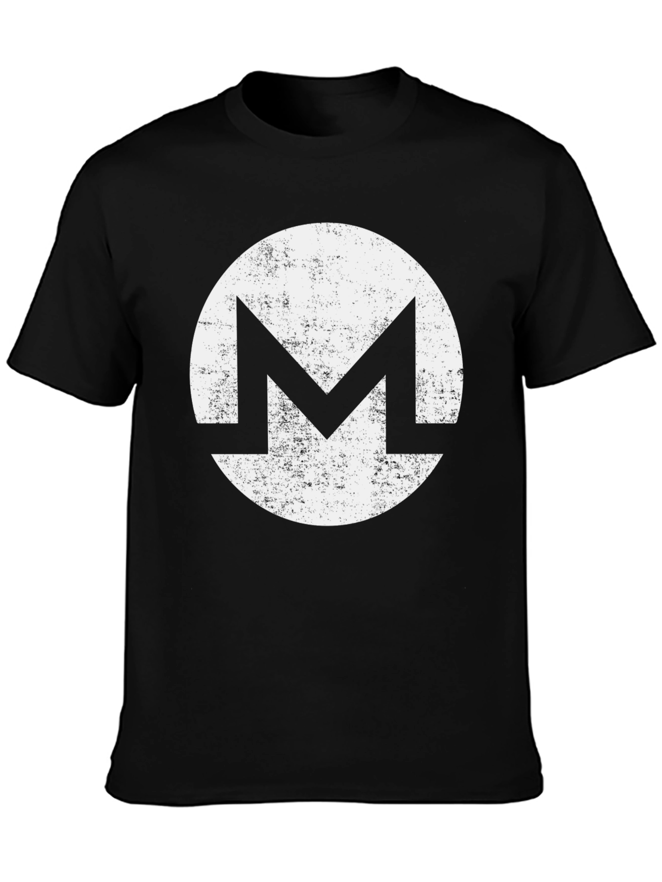 Monero Cryptocurrency Logo Black T-Shirt