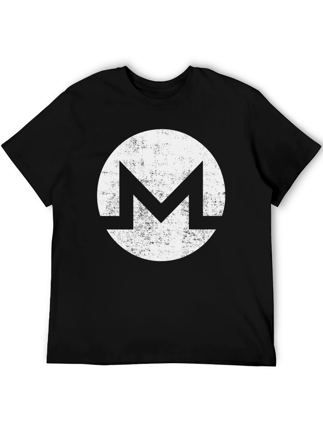 Monero Cryptocurrency Logo Black T-Shirt