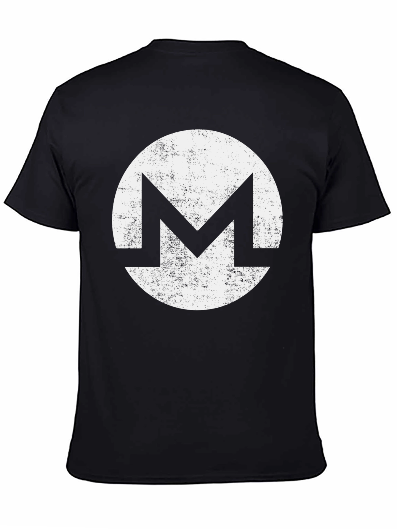 Monero Cryptocurrency Logo Black T-Shirt