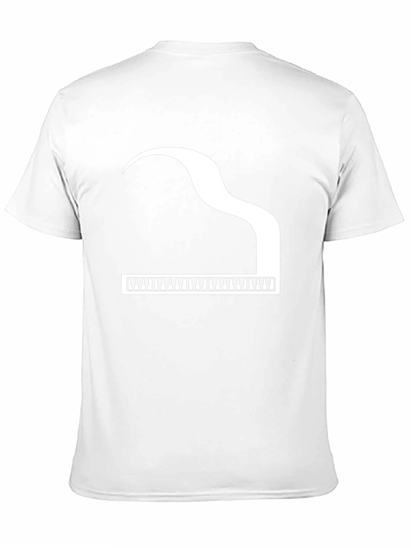 Piano Graphic Black T-Shirt