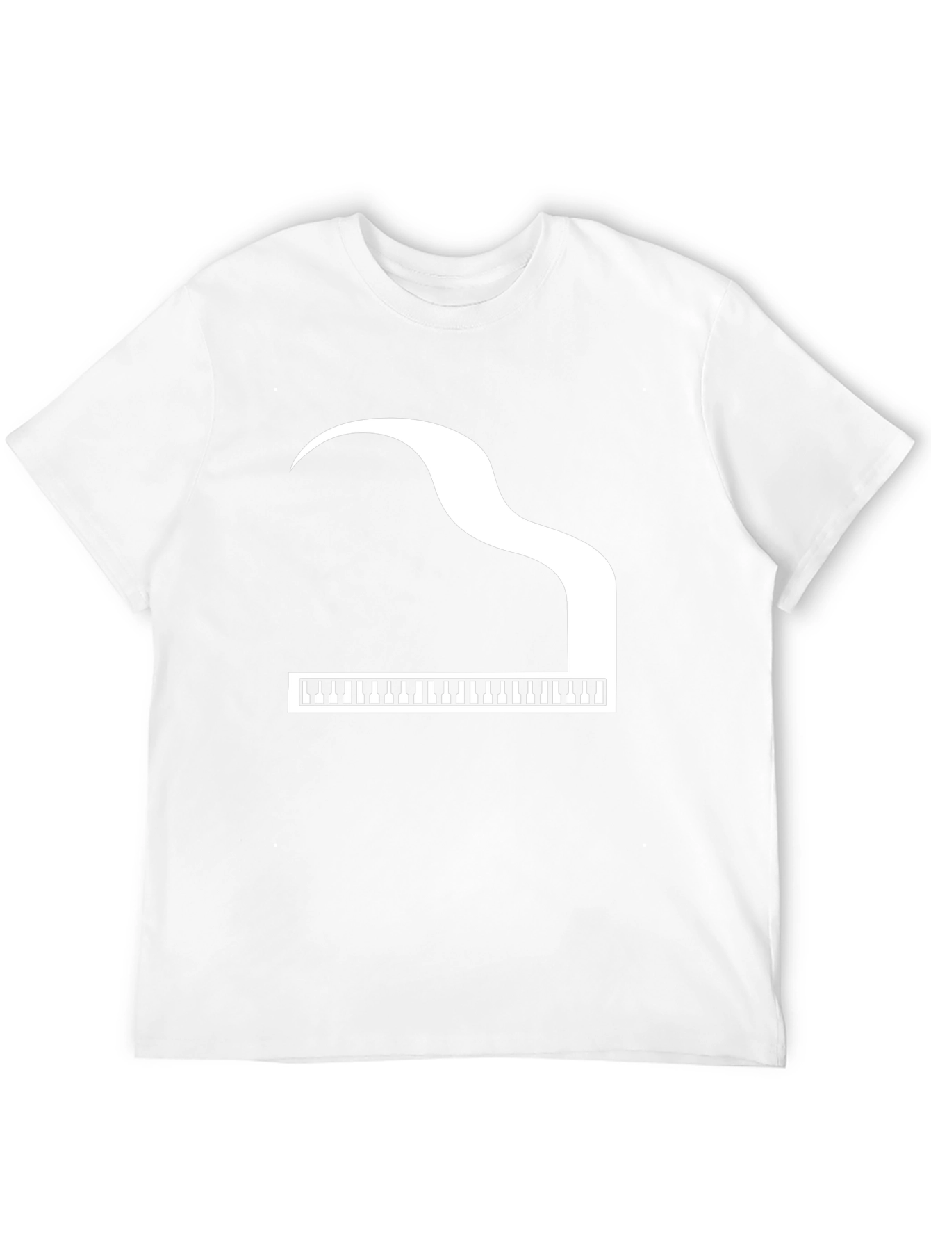 Piano Graphic Black T-Shirt