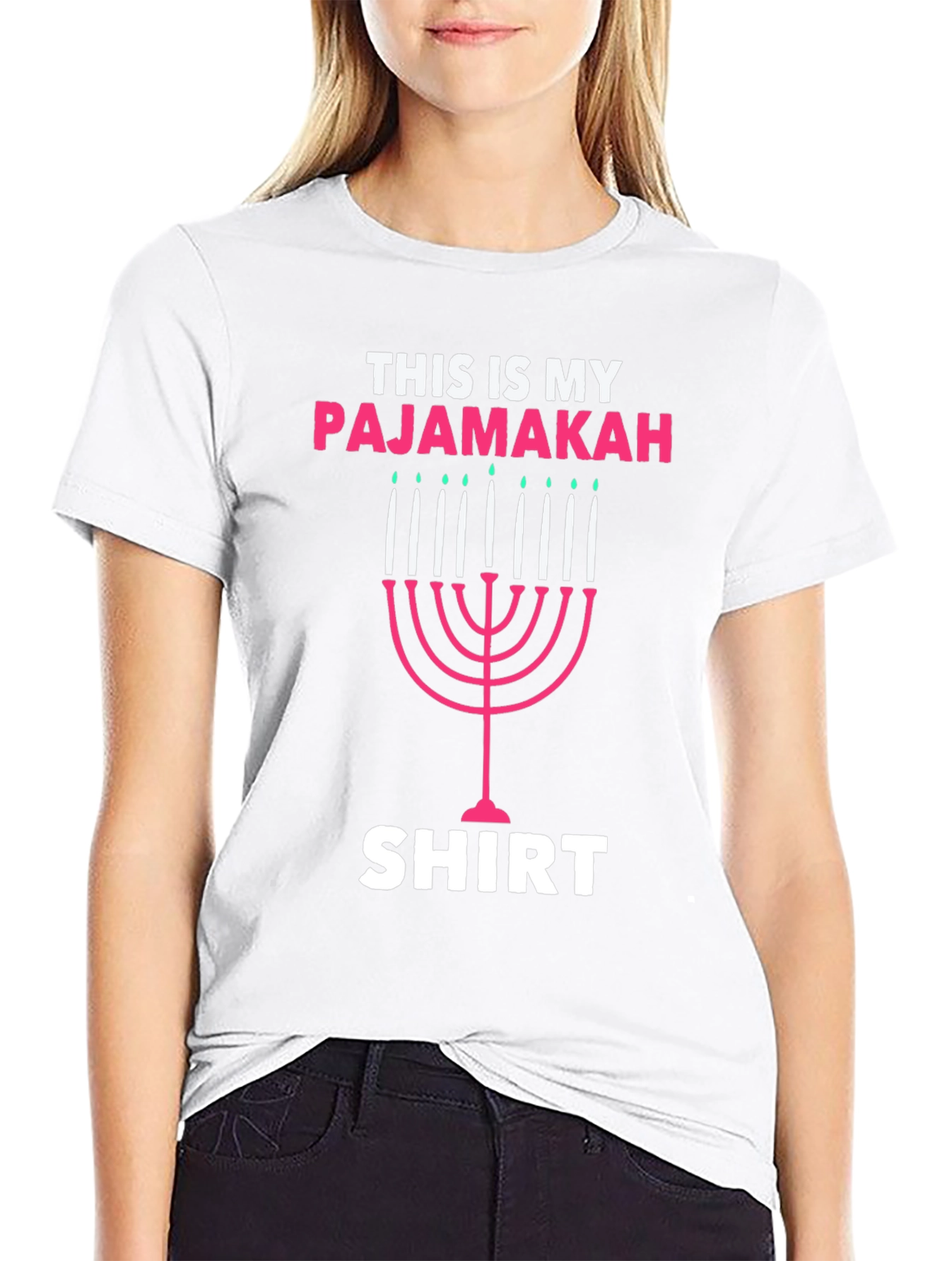 Pajamakah Hanukkah T-Shirt - Funny Holiday Pajama Top