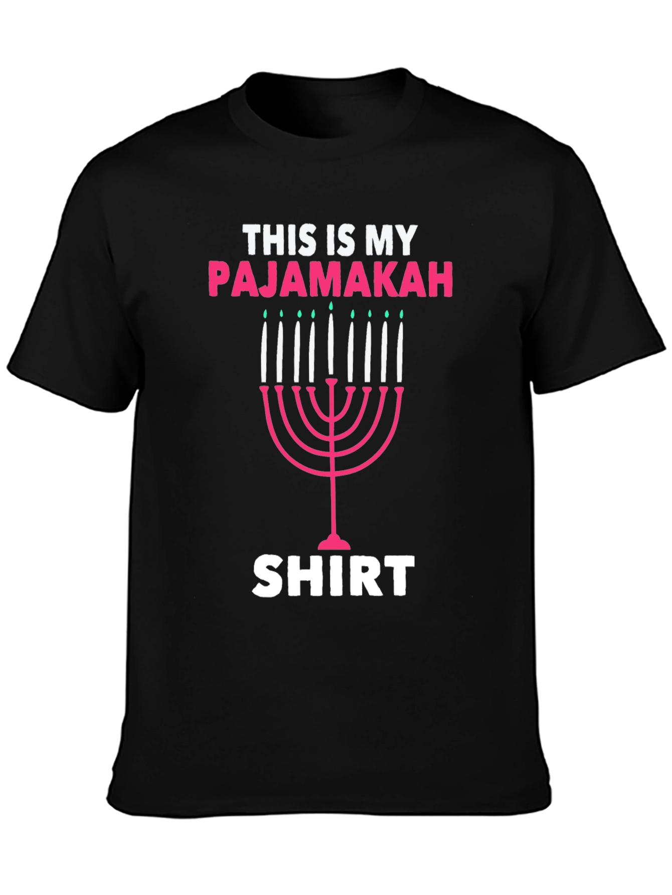 Pajamakah Hanukkah T-Shirt - Funny Holiday Pajama Top