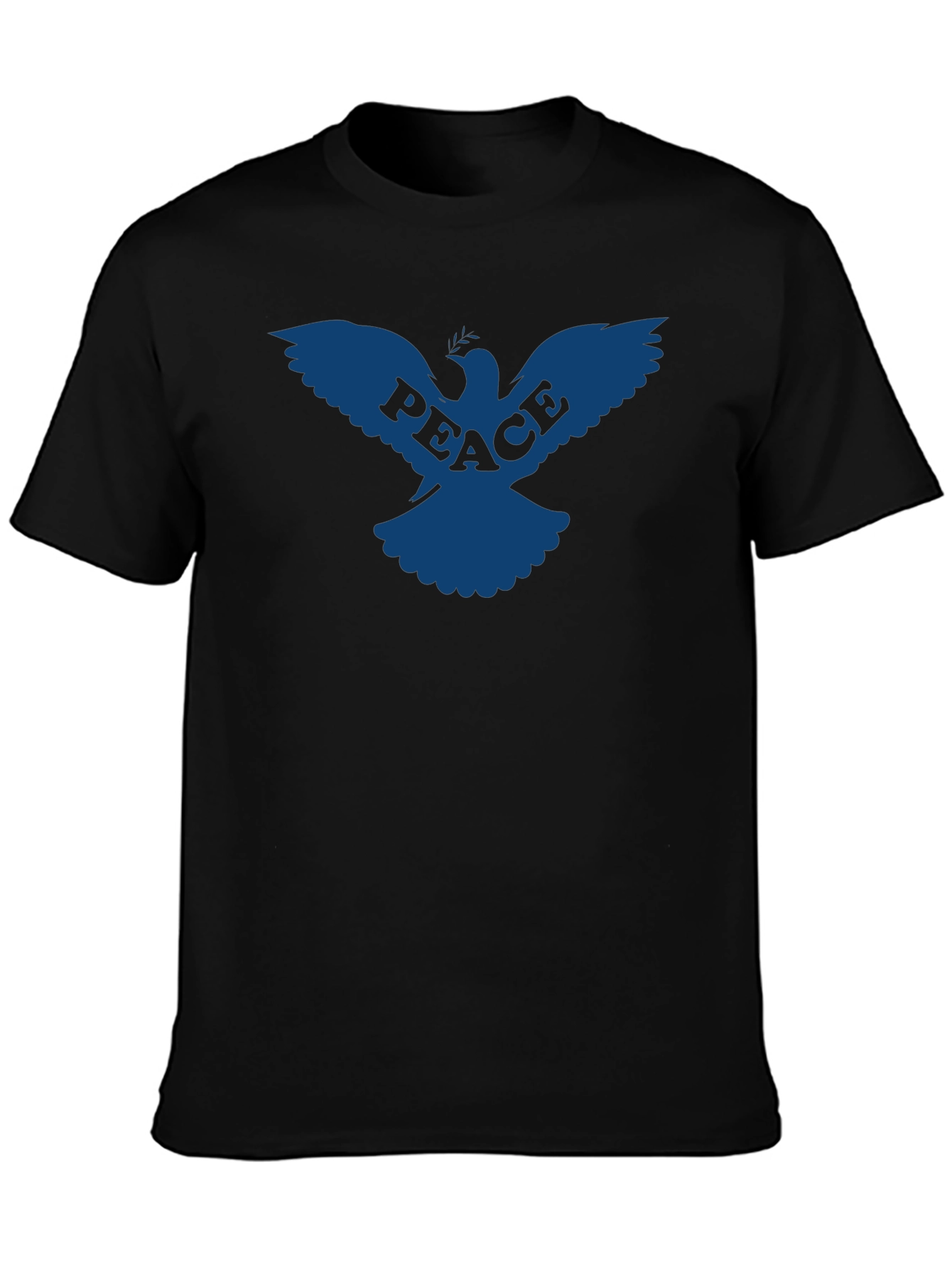 Peace Dove Graphic Tee - Black