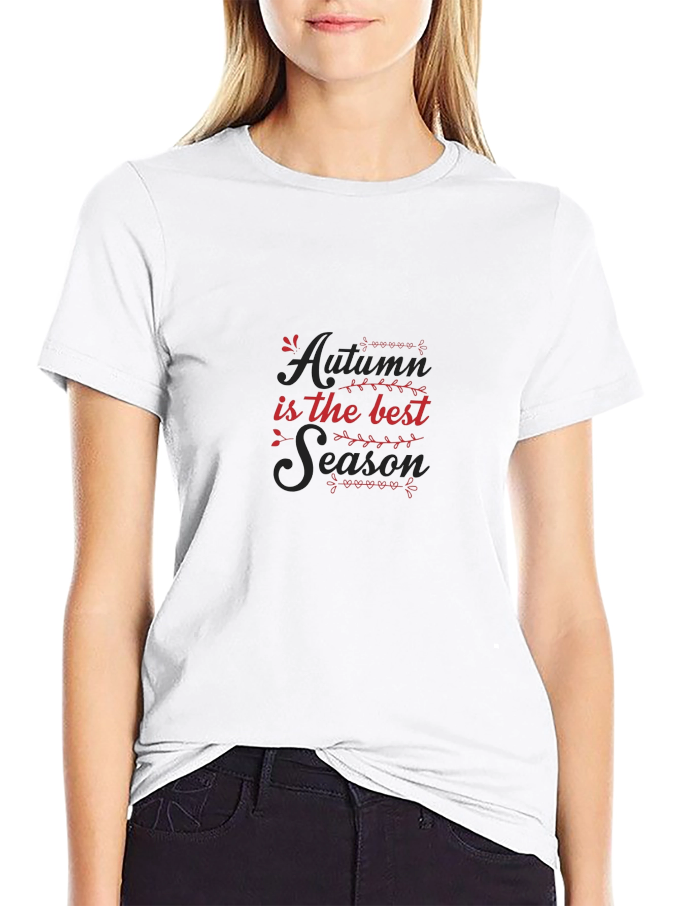 Autumn is the Best Season Black Tee