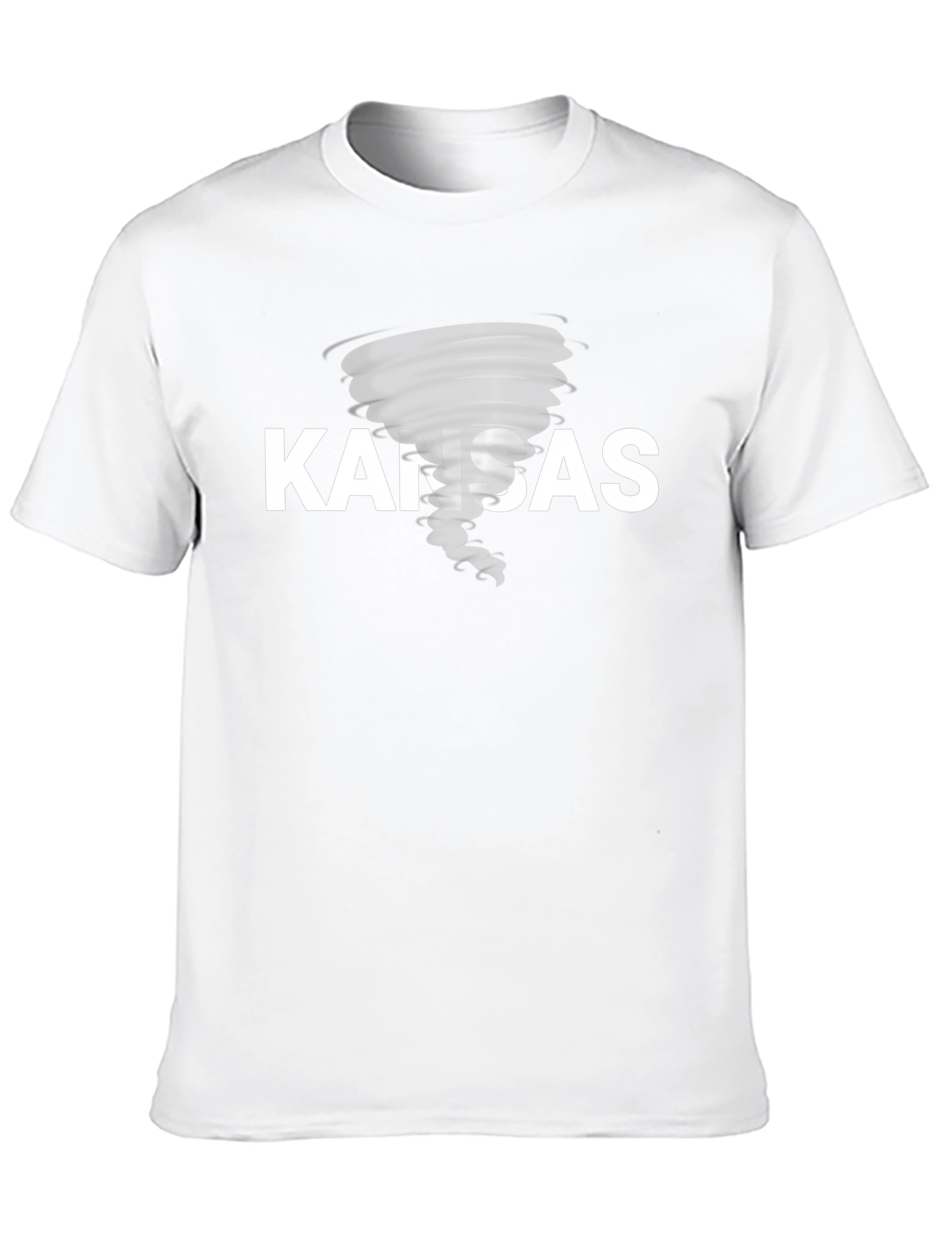 Kansas Tornado T-Shirt - Black Short Sleeve