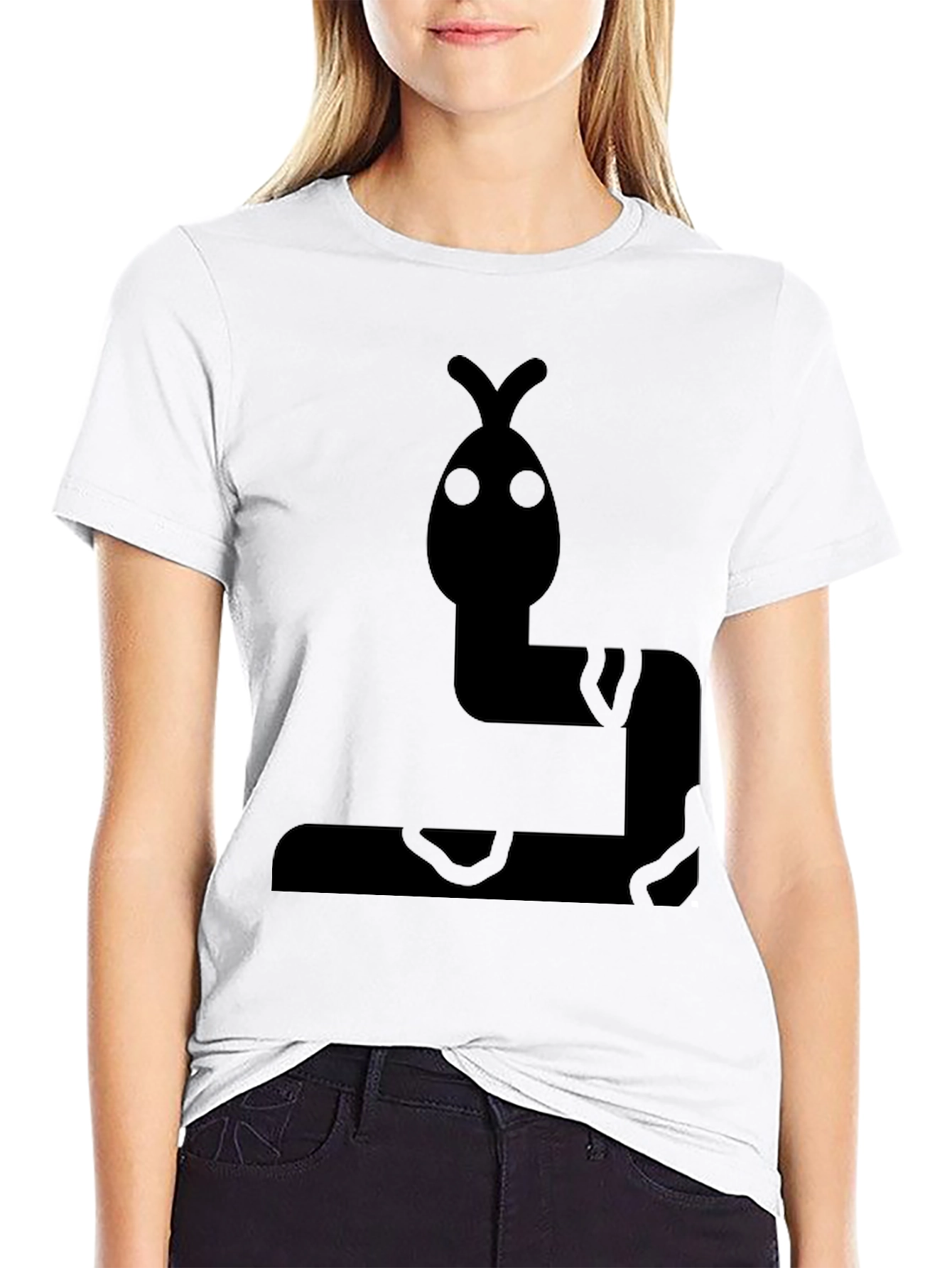 Cool Snake Graphic Black T-Shirt