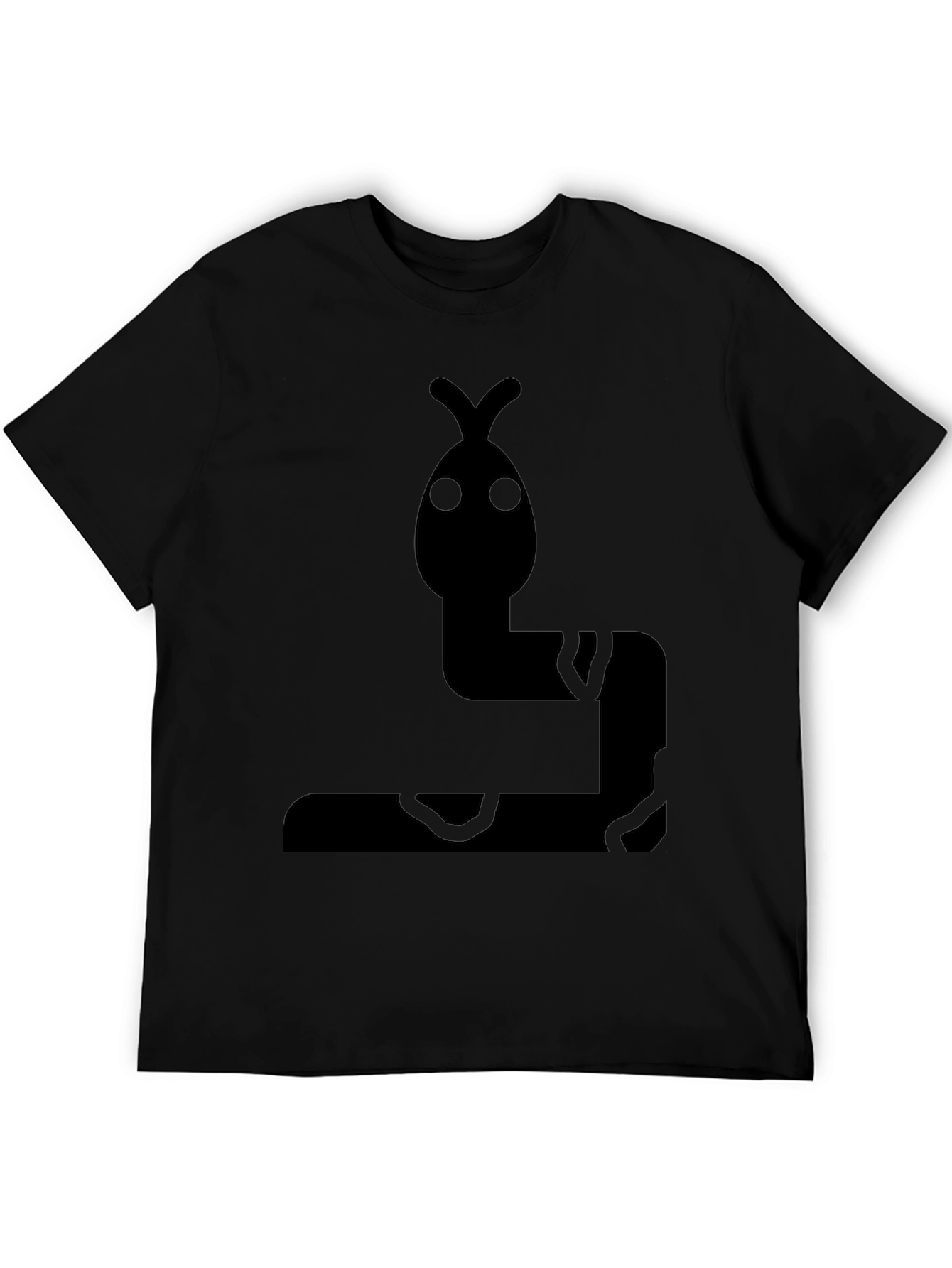 Cool Snake Graphic Black T-Shirt