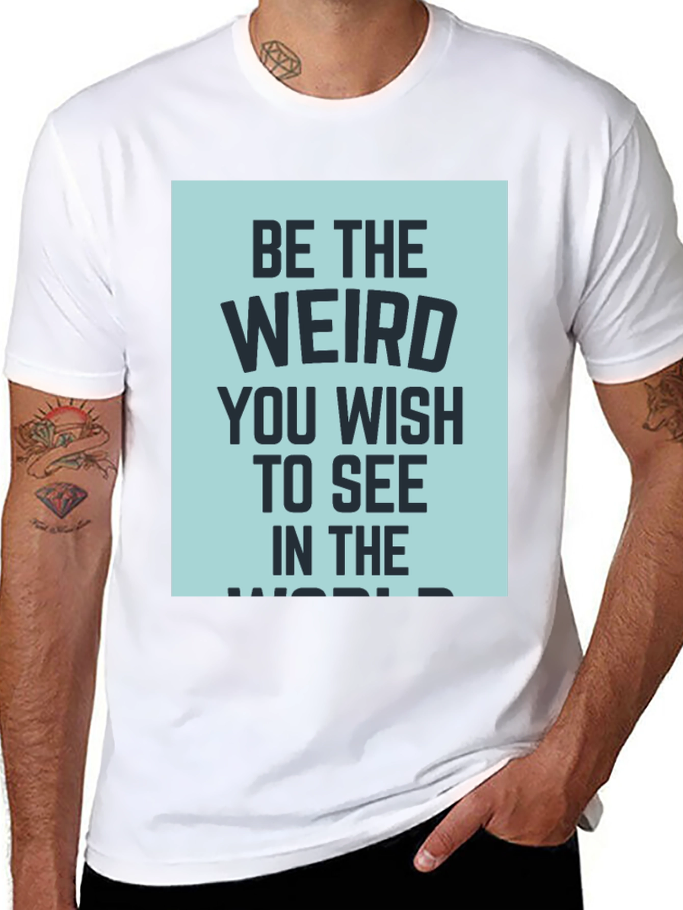 Be the Weird T-Shirt - Dark Humor Tee