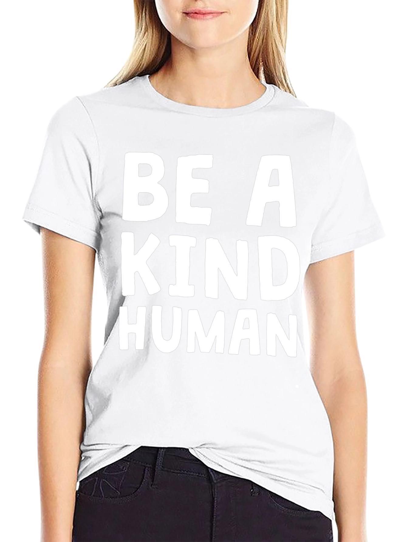Be a Kind Human Black T-Shirt