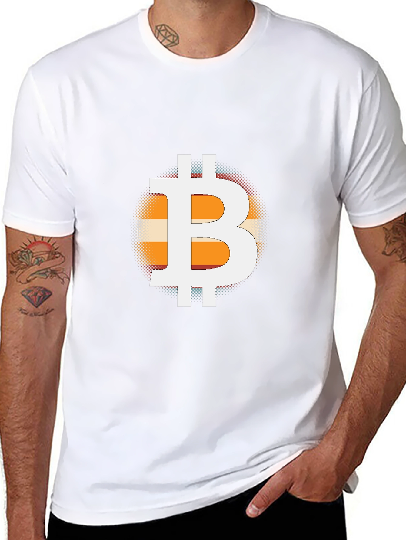 Bitcoin Flag T-Shirt - Crypto Tee