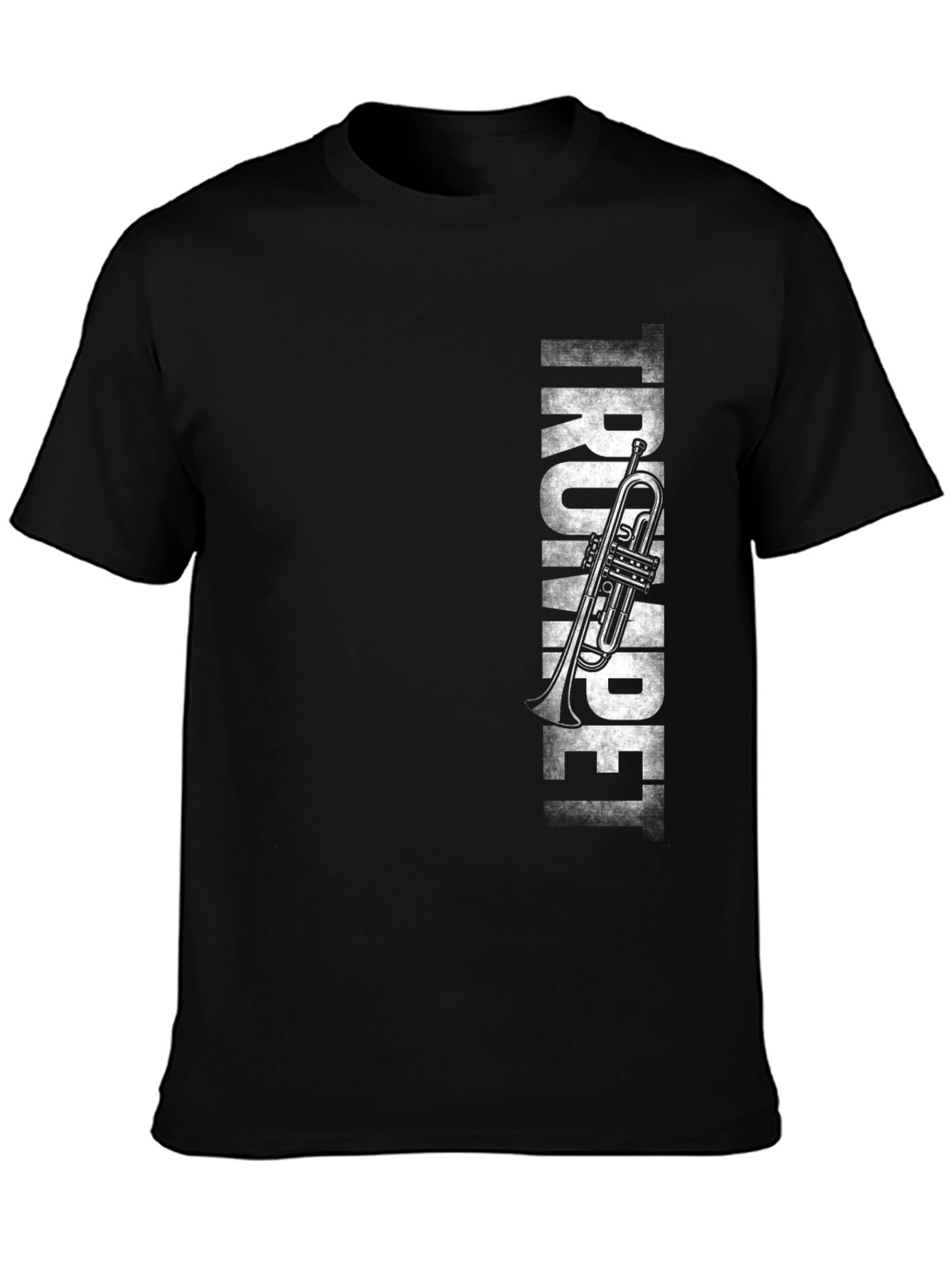 Trumpet Instrument Graphic Print Tee