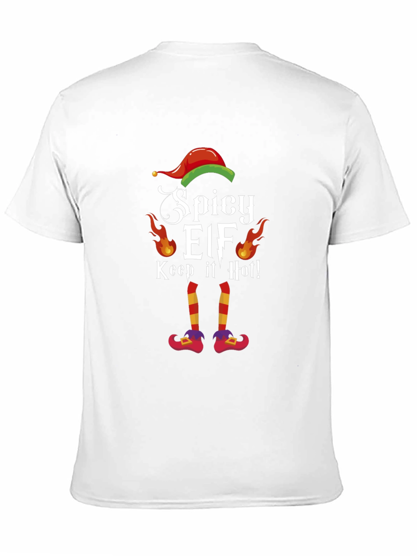Spicy Elf T-Shirt - Keep It Hot Christmas Tee
