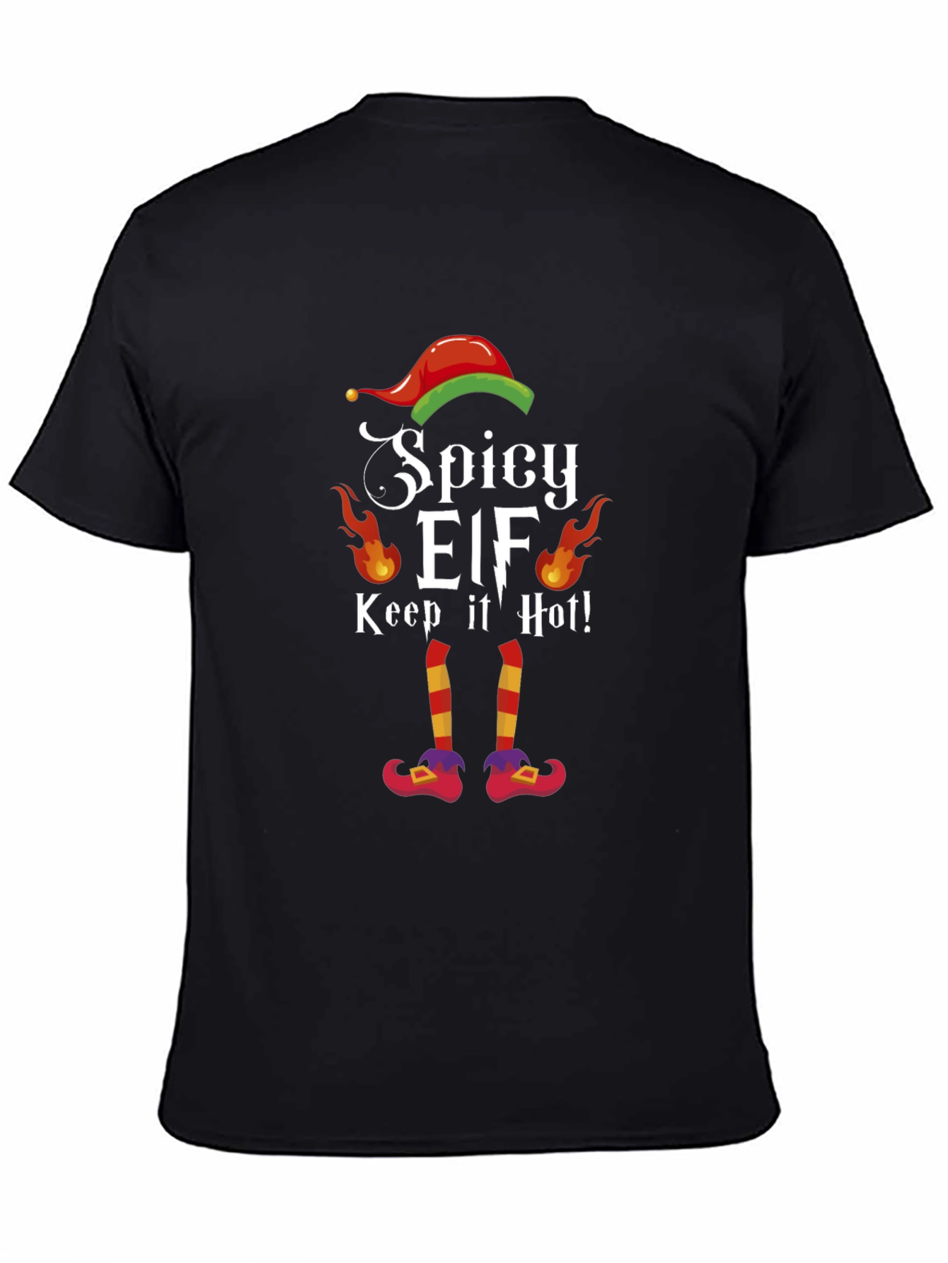 Spicy Elf T-Shirt - Keep It Hot Christmas Tee