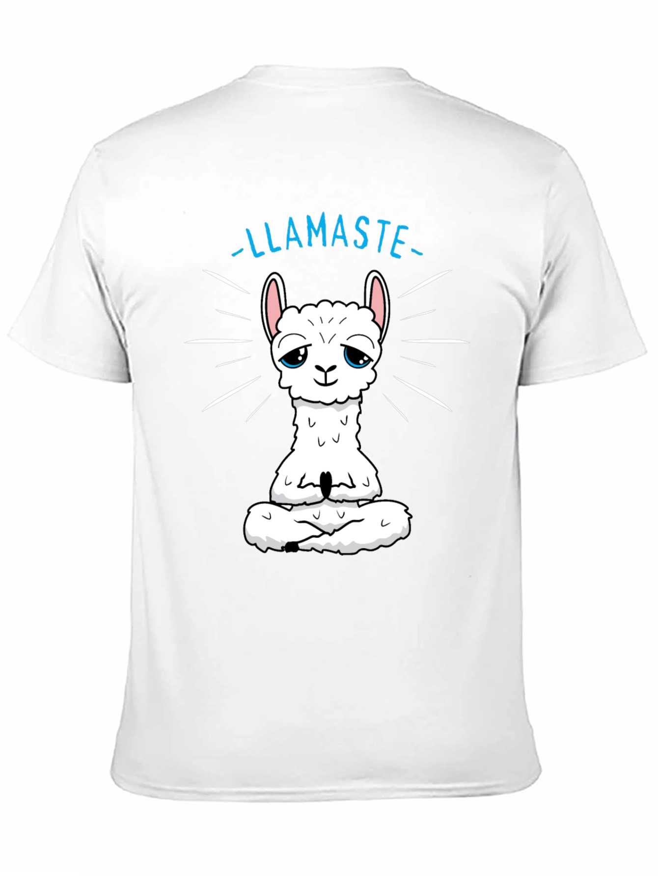 Llamaste T-Shirt - Meditating Llama Yoga Tee