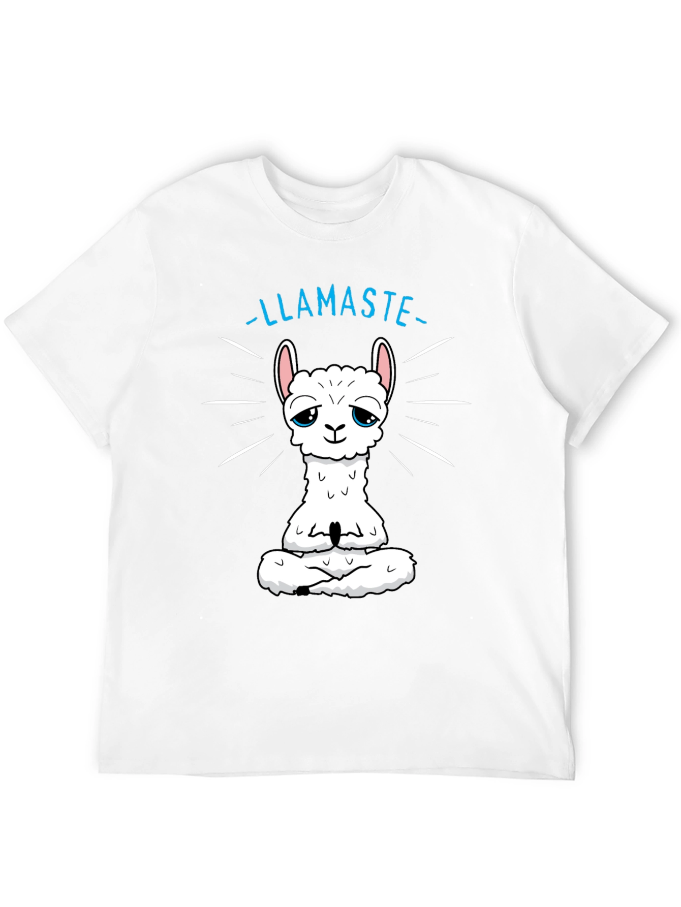 Llamaste T-Shirt - Meditating Llama Yoga Tee