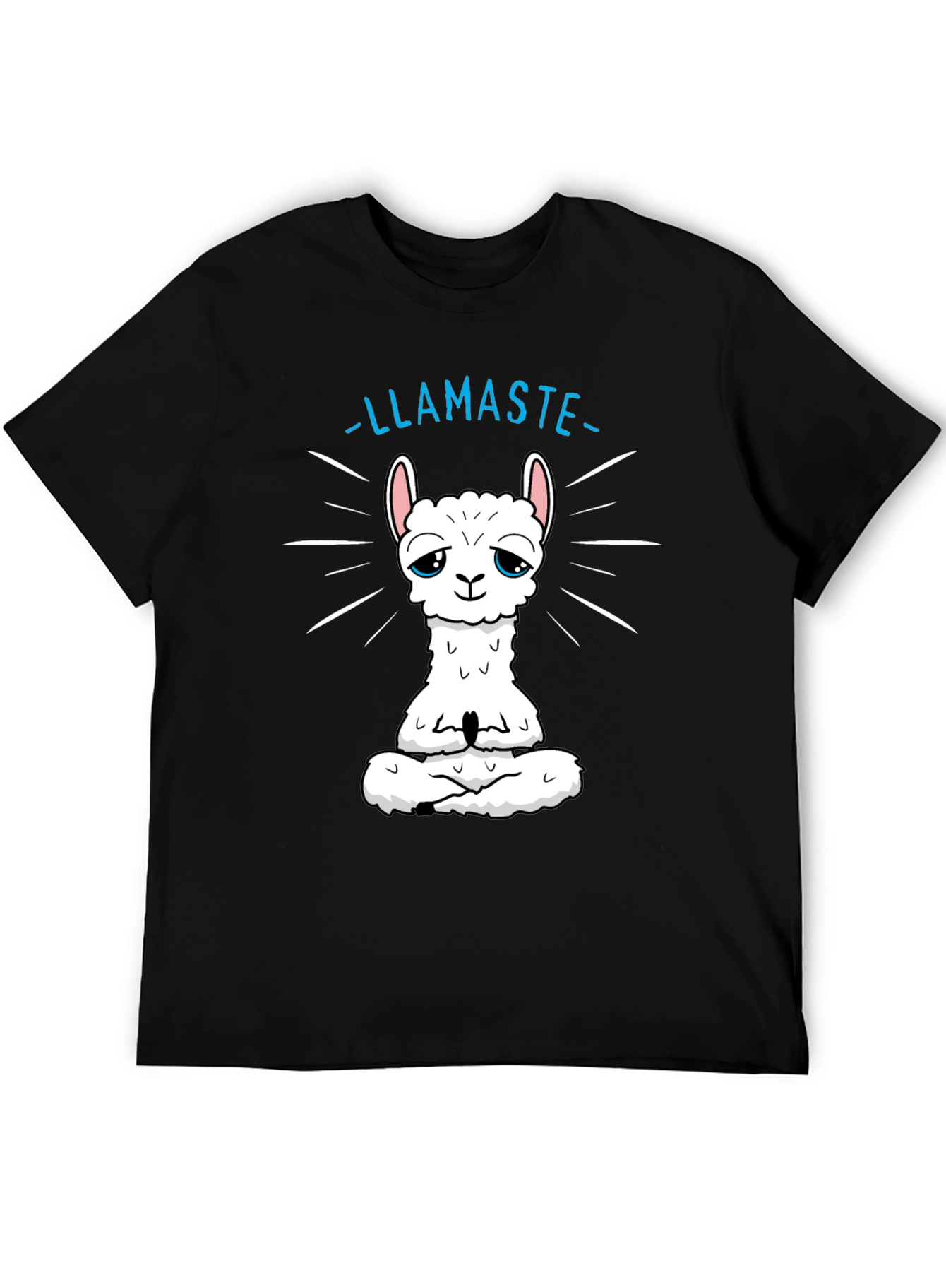 Llamaste T-Shirt - Meditating Llama Yoga Tee