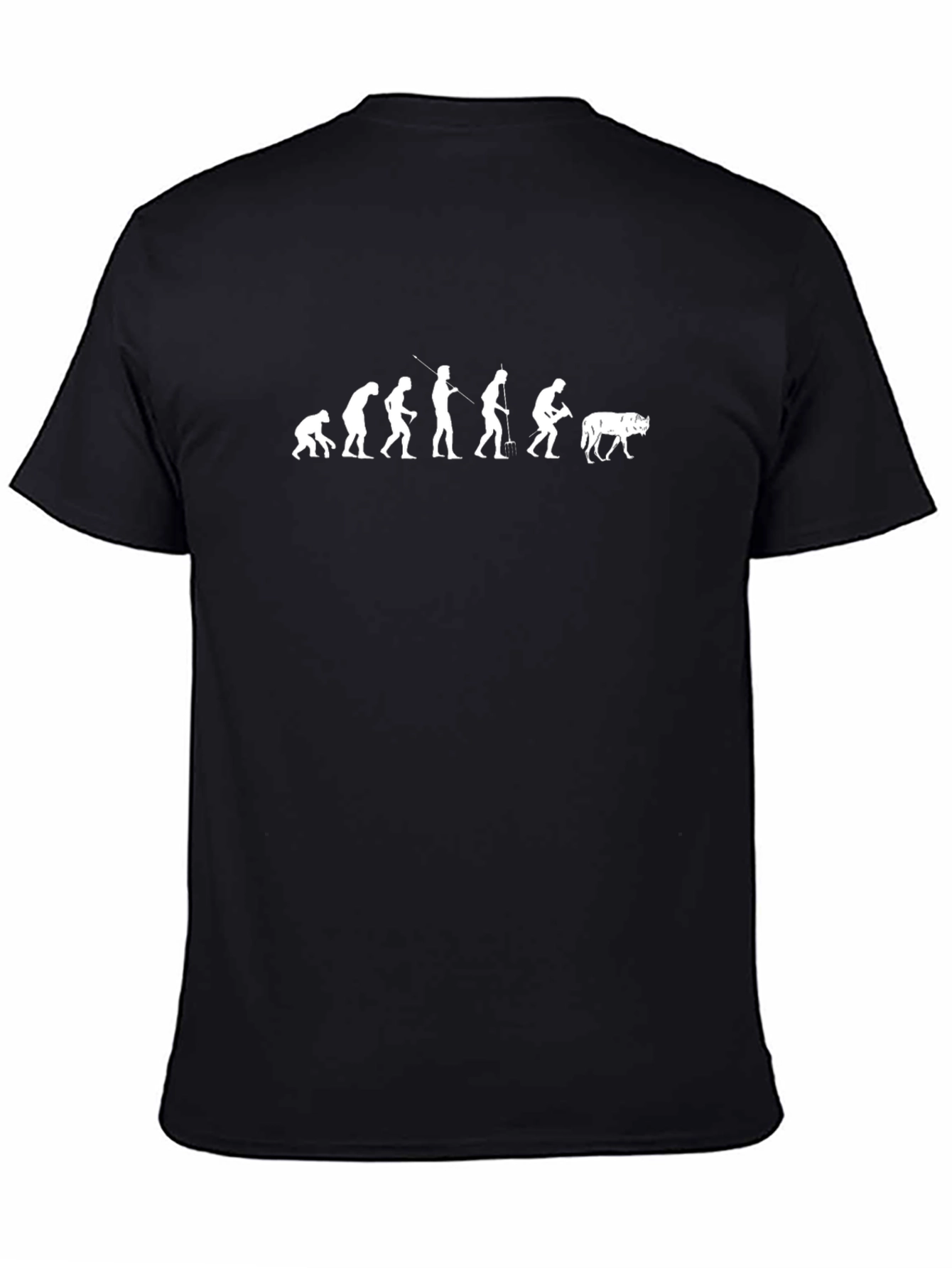 Evolution of Dog Mans Best Friend Black T-Shirt