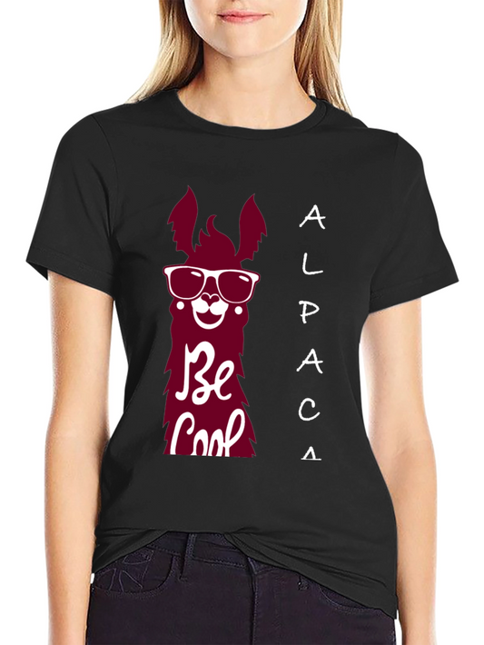 Cool Alpaca T-Shirt - Be Cool Graphic Tee