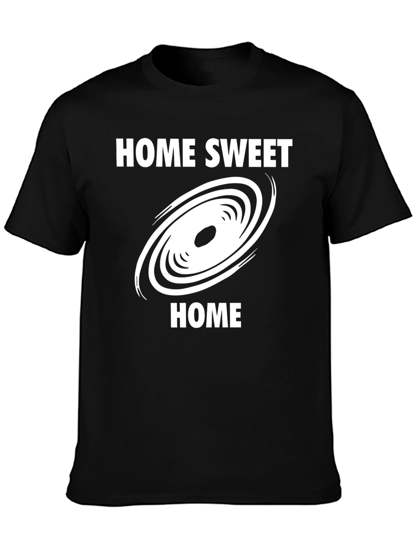 Home Sweet Home Galaxy T-Shirt - Black Cotton Tee