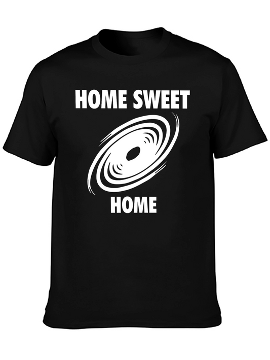 Home Sweet Home Galaxy T-Shirt - Black Cotton Tee