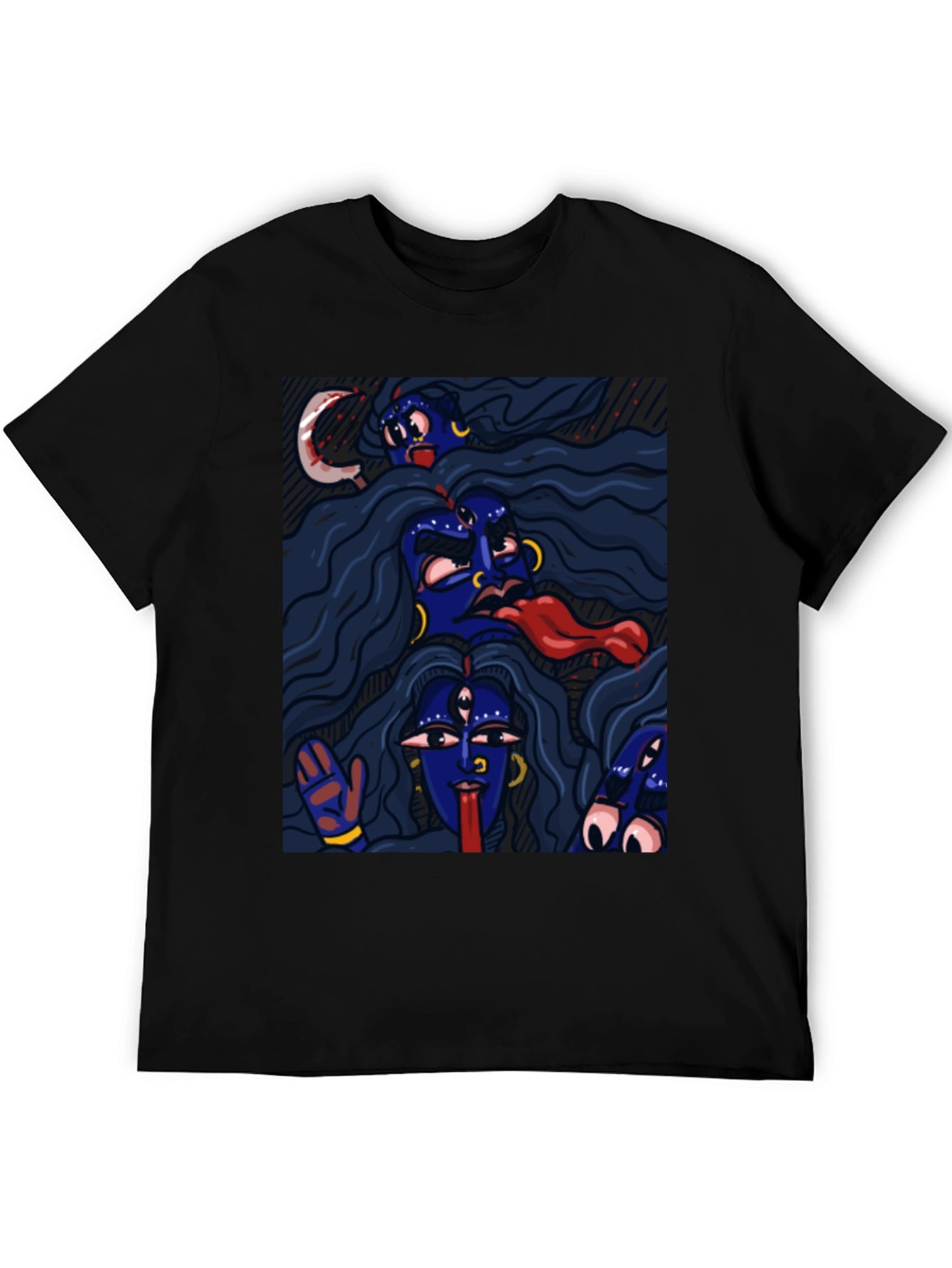 Kali Ma Graphic Tee - Unisex Black T-Shirt