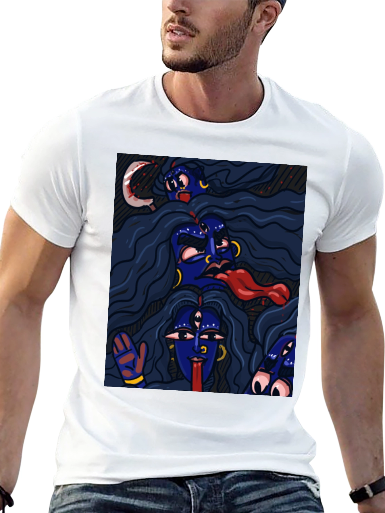 Kali Ma Graphic Tee - Unisex Black T-Shirt