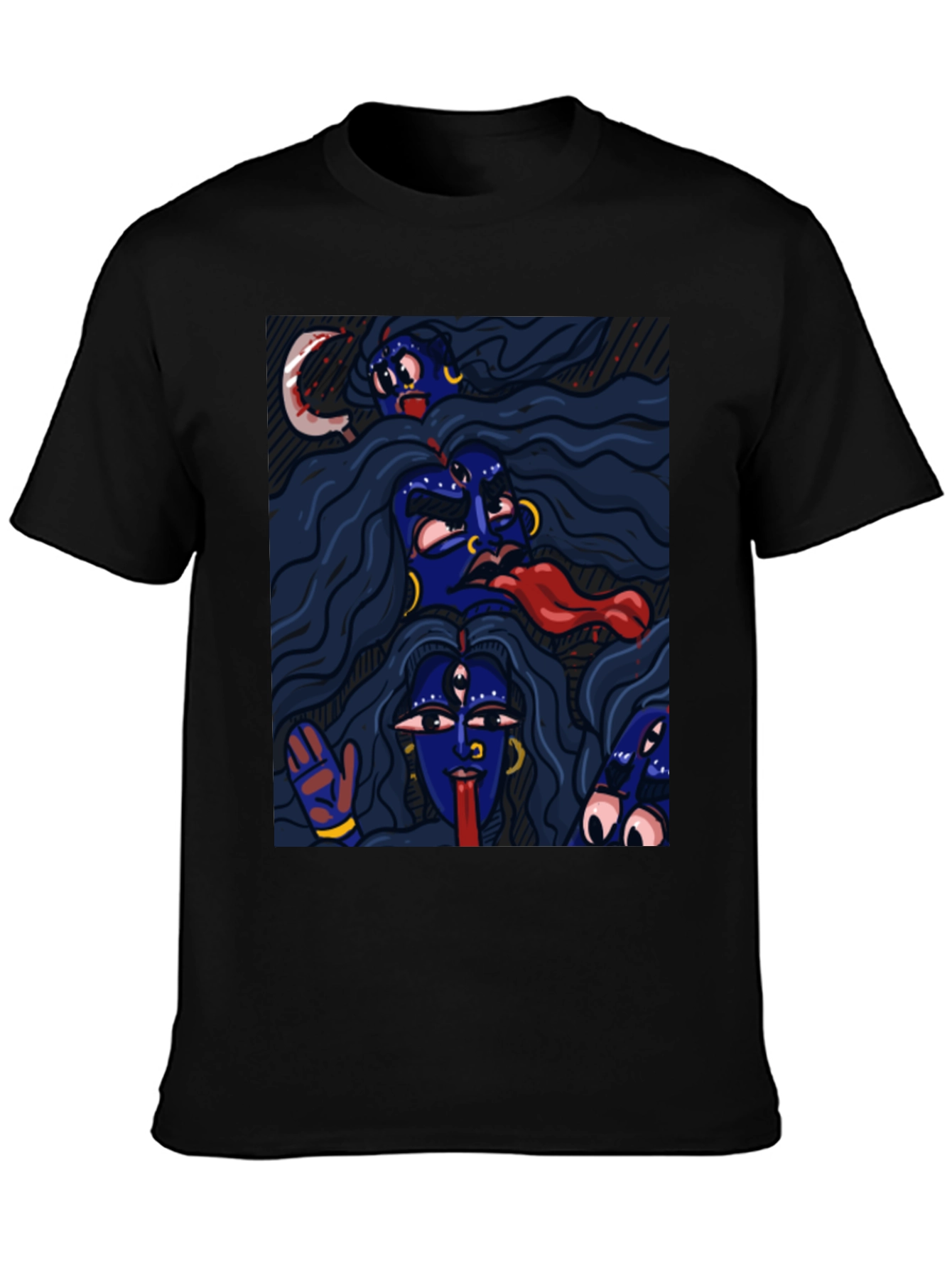 Kali Ma Graphic Tee - Unisex Black T-Shirt