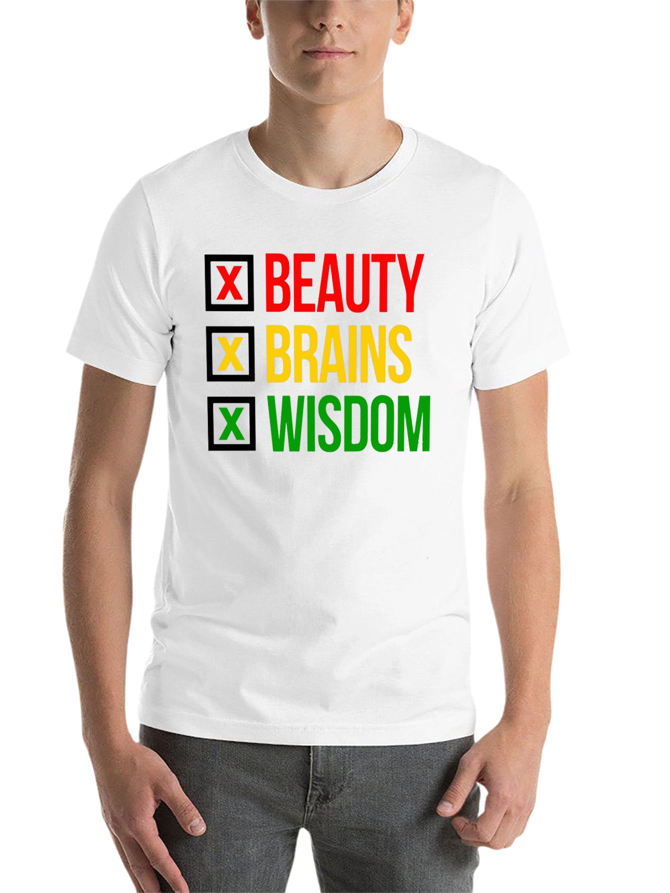 Beauty Brains Wisdom T-Shirt