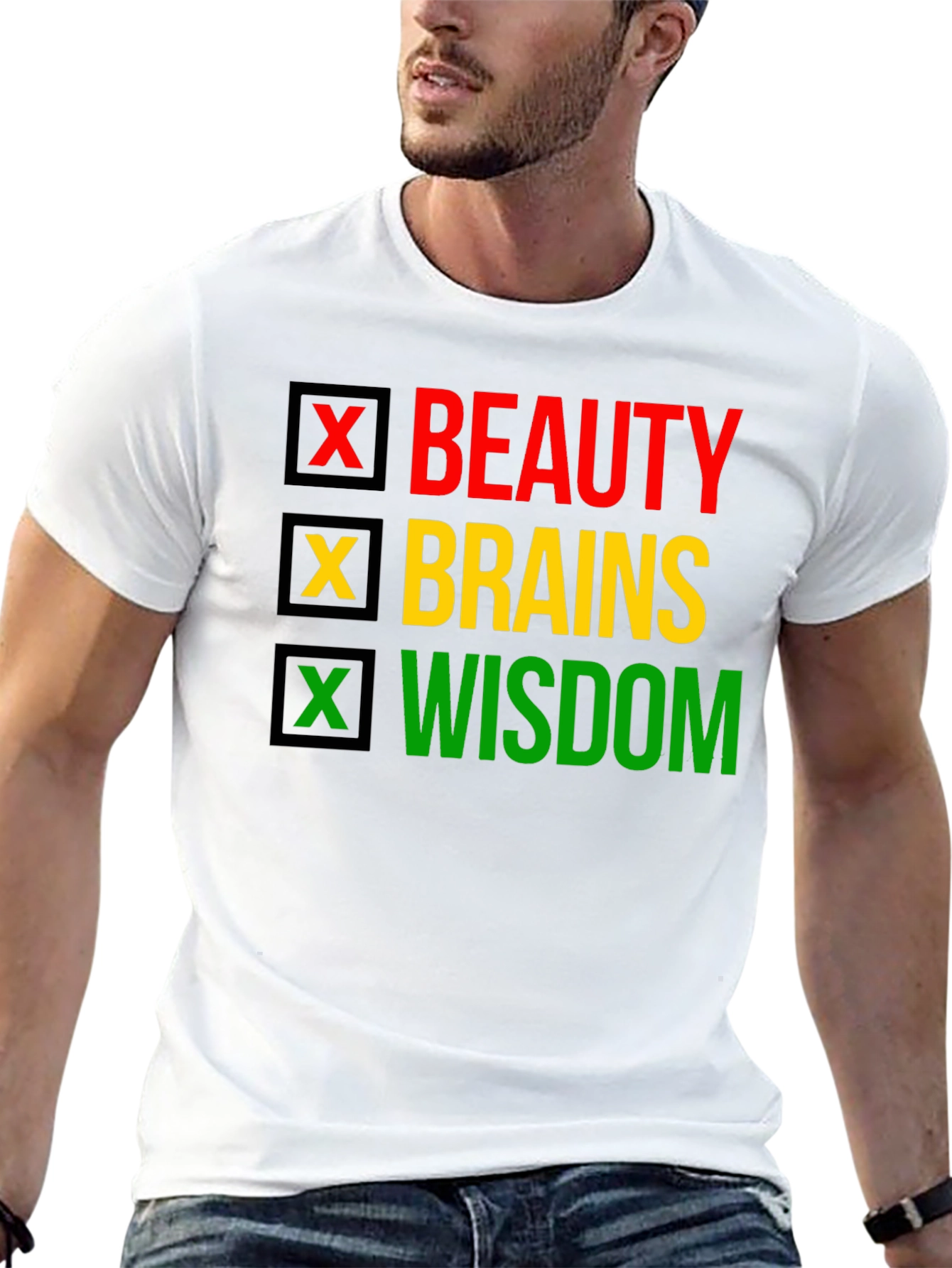 Beauty Brains Wisdom T-Shirt