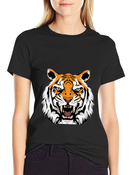 Bold Tiger Graphic Tee - Fierce & Stylish