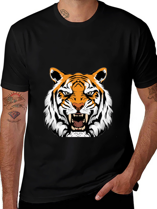 Bold Tiger Graphic Tee - Fierce & Stylish