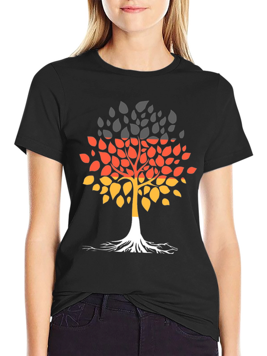 Germany Flag Tree Graphic Tee