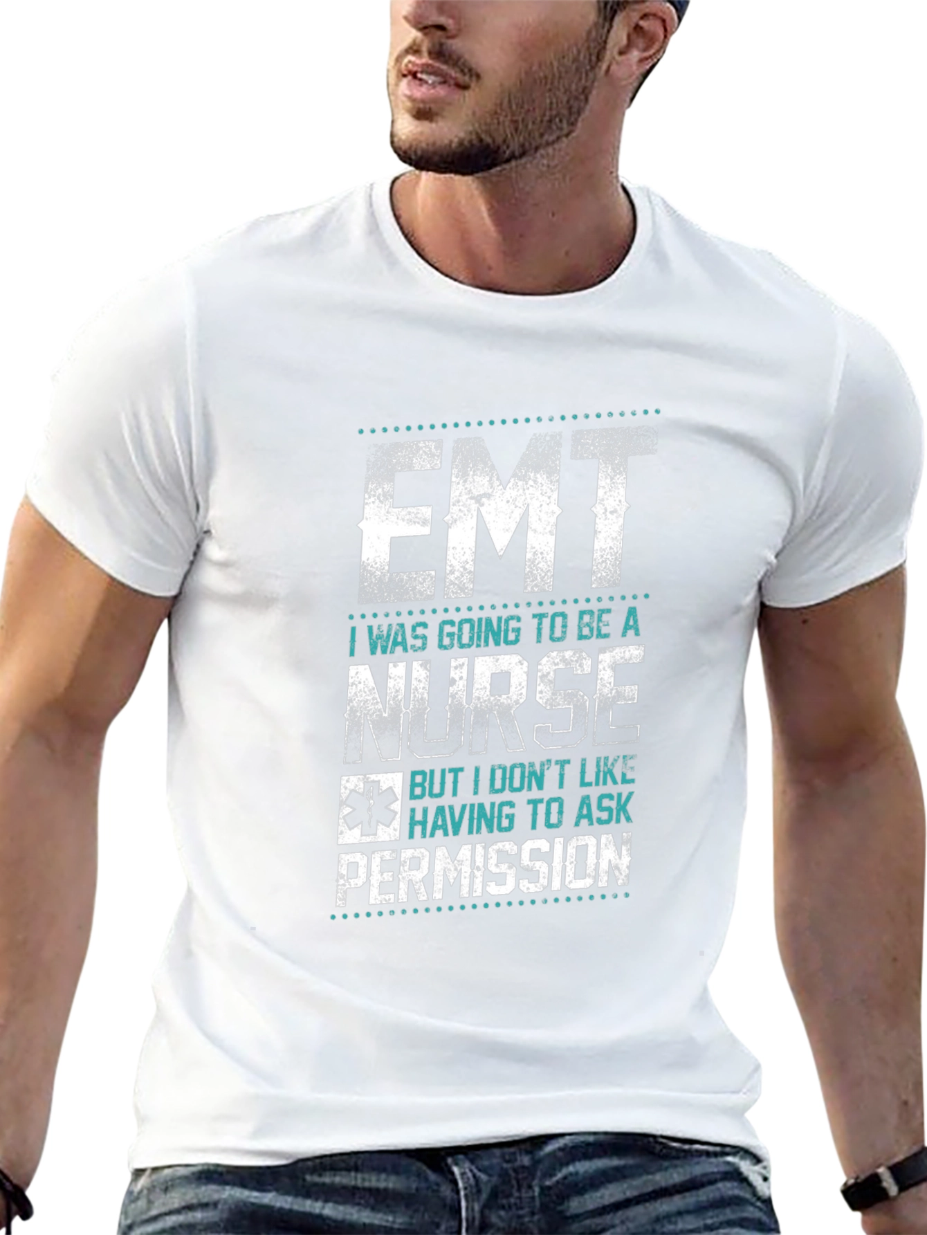 EMT Nurse Funny Graphic T-Shirt