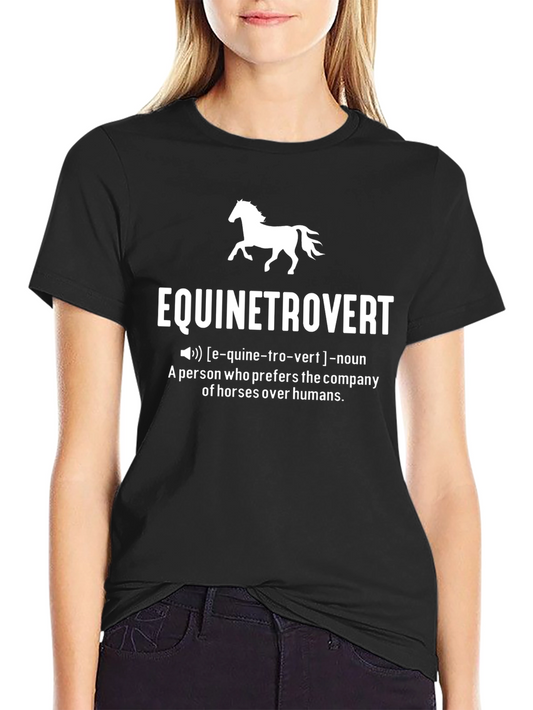 Equinetrovert Horse Lover T-Shirt