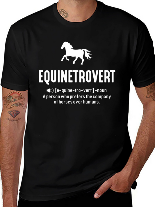 Equinetrovert Horse Lover T-Shirt