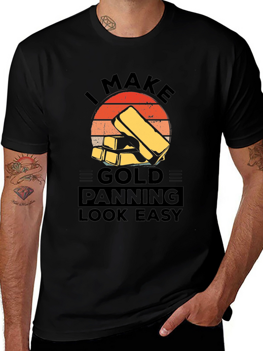 Gold Panning T-Shirt - Funny Prospecting Tee