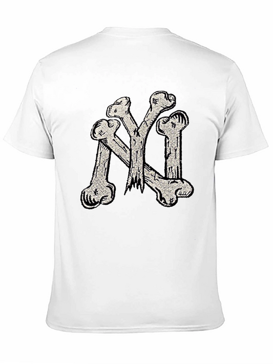 Bone NY Tee - Black Cotton Graphic T-Shirt