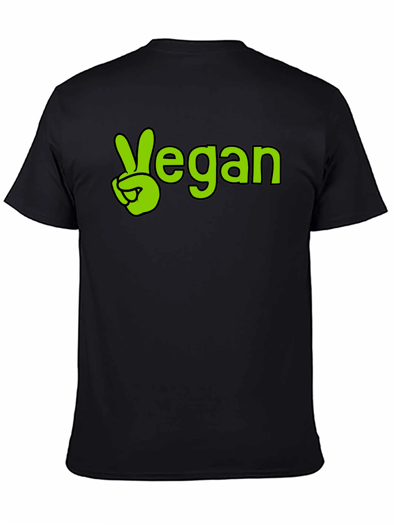 Vegan Peace Sign T-Shirt - Stylish Comfort