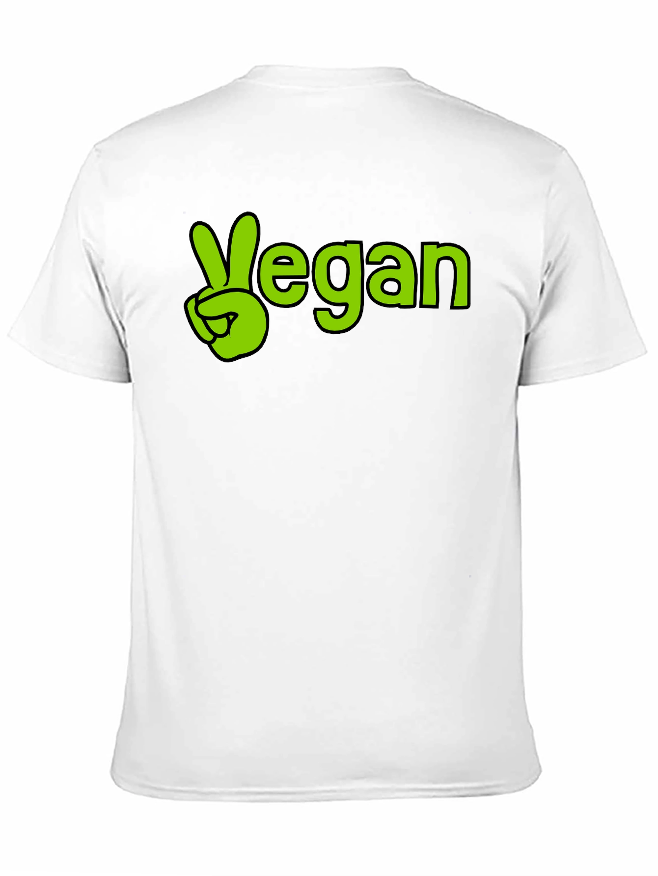 Vegan Peace Sign T-Shirt - Stylish Comfort