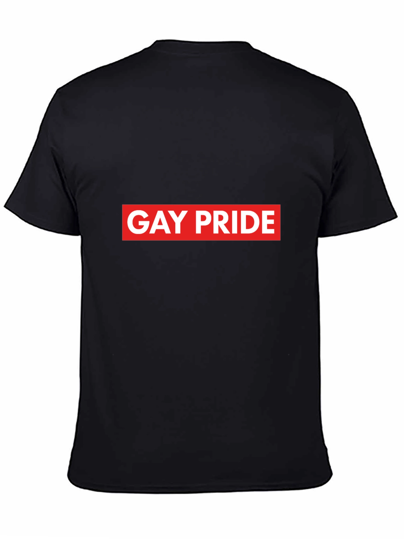 Gay Pride Graphic Tee - Unisex Black T-Shirt
