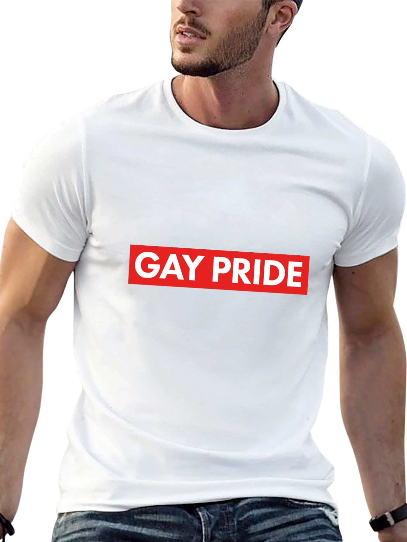 Gay Pride Graphic Tee - Unisex Black T-Shirt