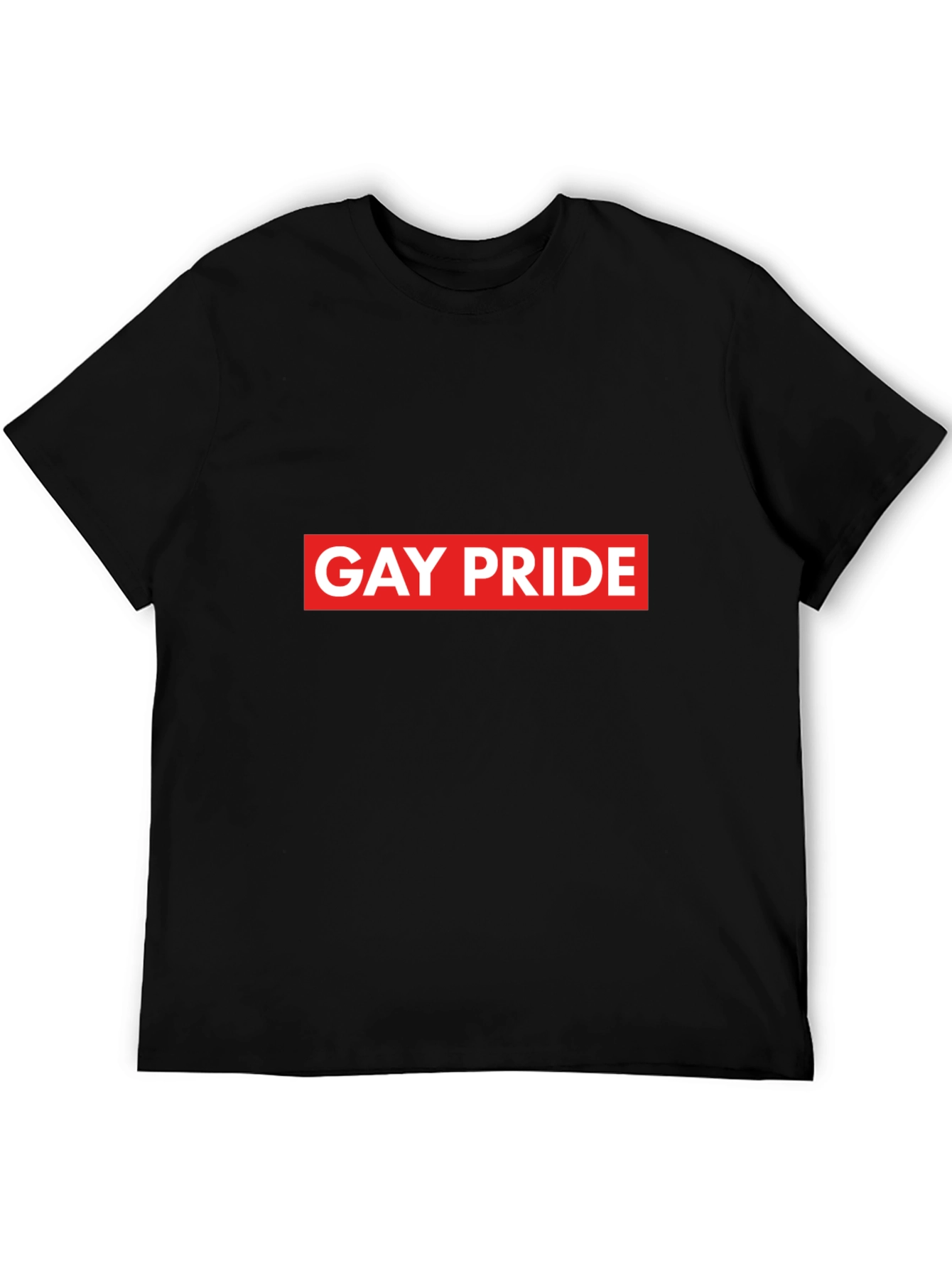 Gay Pride Graphic Tee - Unisex Black T-Shirt