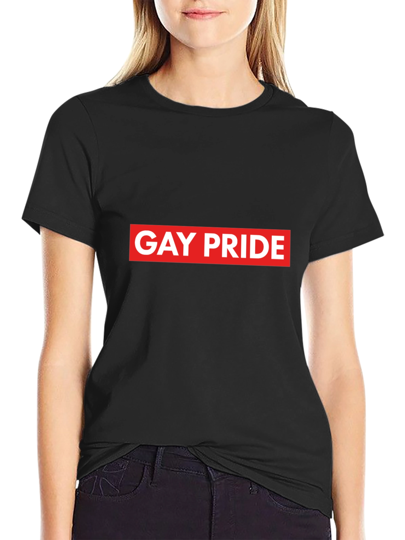 Gay Pride Graphic Tee - Unisex Black T-Shirt