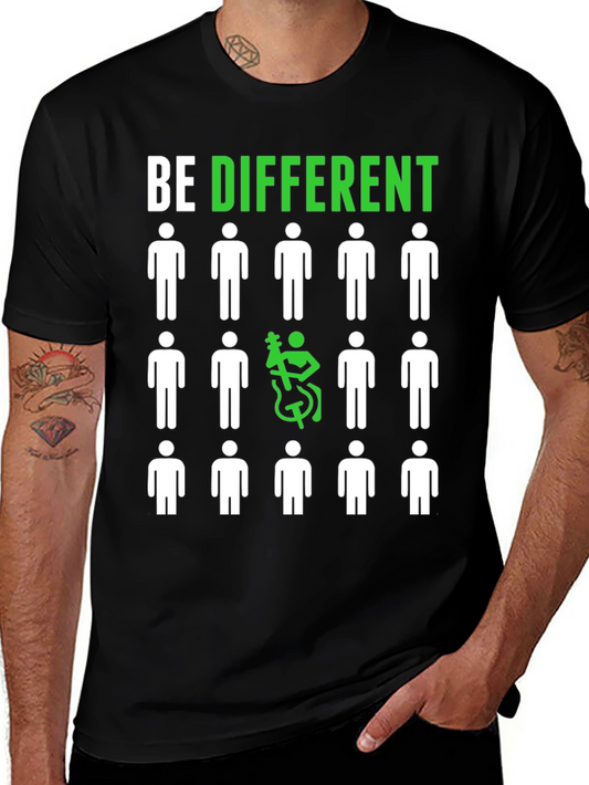 Be Different Graphic Tee - Stand Out T-Shirt