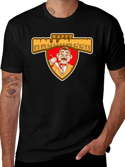 Happy Halloween Scary Dummy Graphic T-Shirt