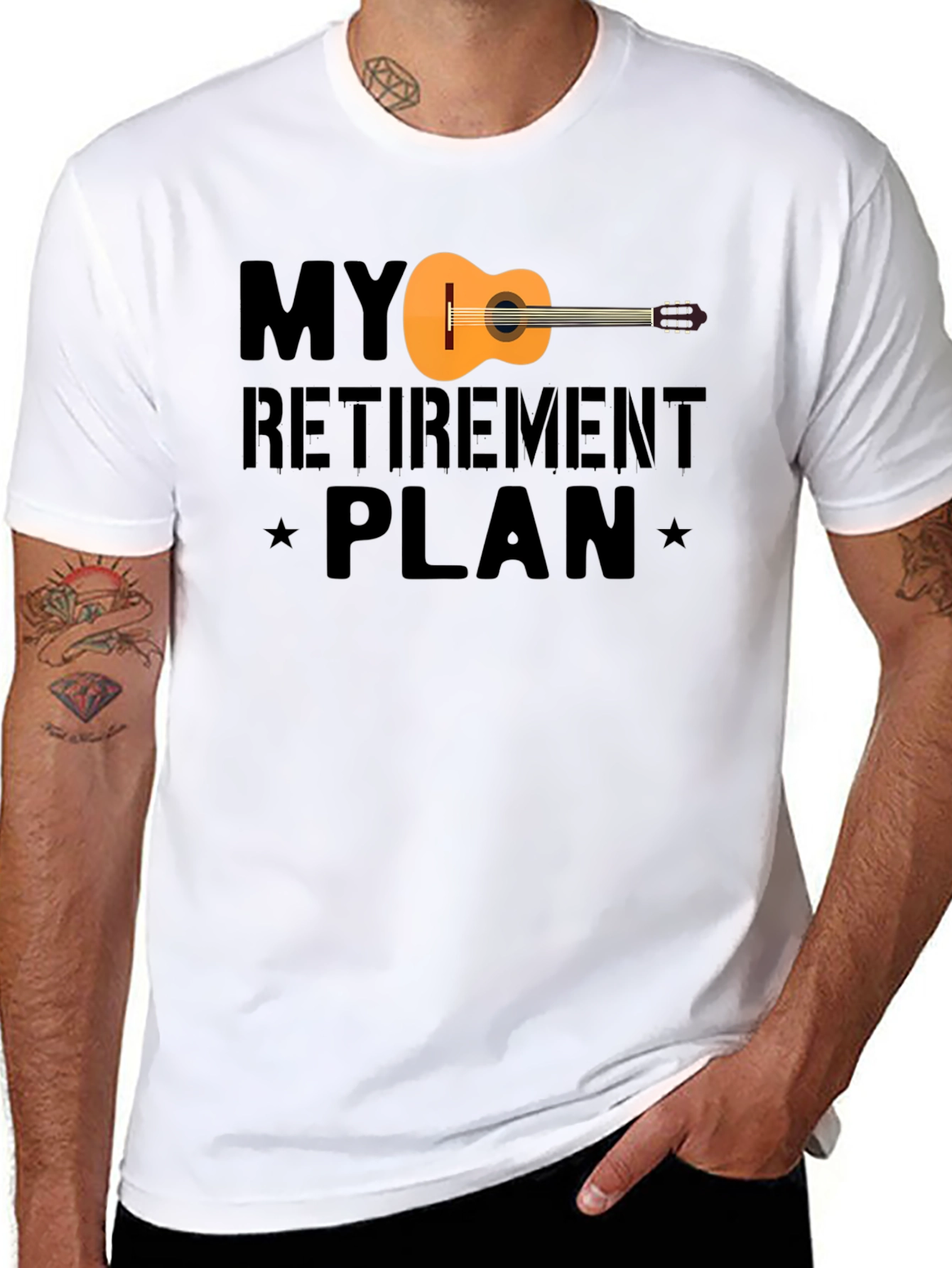 My Guitar Retirement Plan Graphic Tee